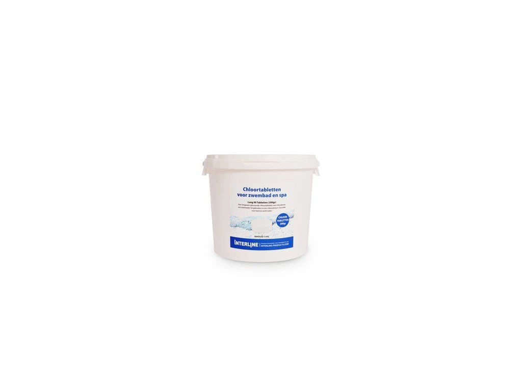 Interline Chloortabletten. Emmer Van 5 Kg. 200 Gram 3 Interline Chloortabletten. Emmer Van 5 Kg. 200 Gram