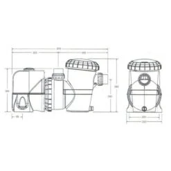 Davey Silensor Pro 1,10 KW / 230 Volt -Zwembadverkoopwinkel davey formaat