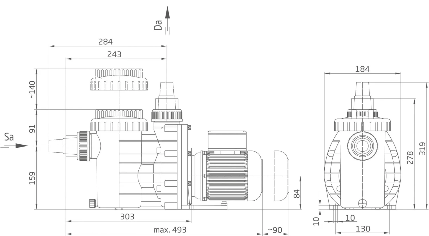 Badu Magic II 11 - 0,45 KW / 230 Volt 5 Badu Magic II 11 - 0,45 KW / 230 Volt - Afbeelding 3