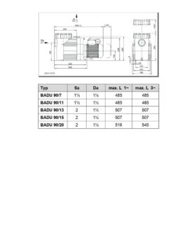 Speck BADU Prime 13 - 0,55 KW / 230 Volt -Zwembadverkoopwinkel maatschets badu prime 7 20 page 0001 1