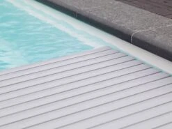 Roldeck PVC Grijze Lamellen