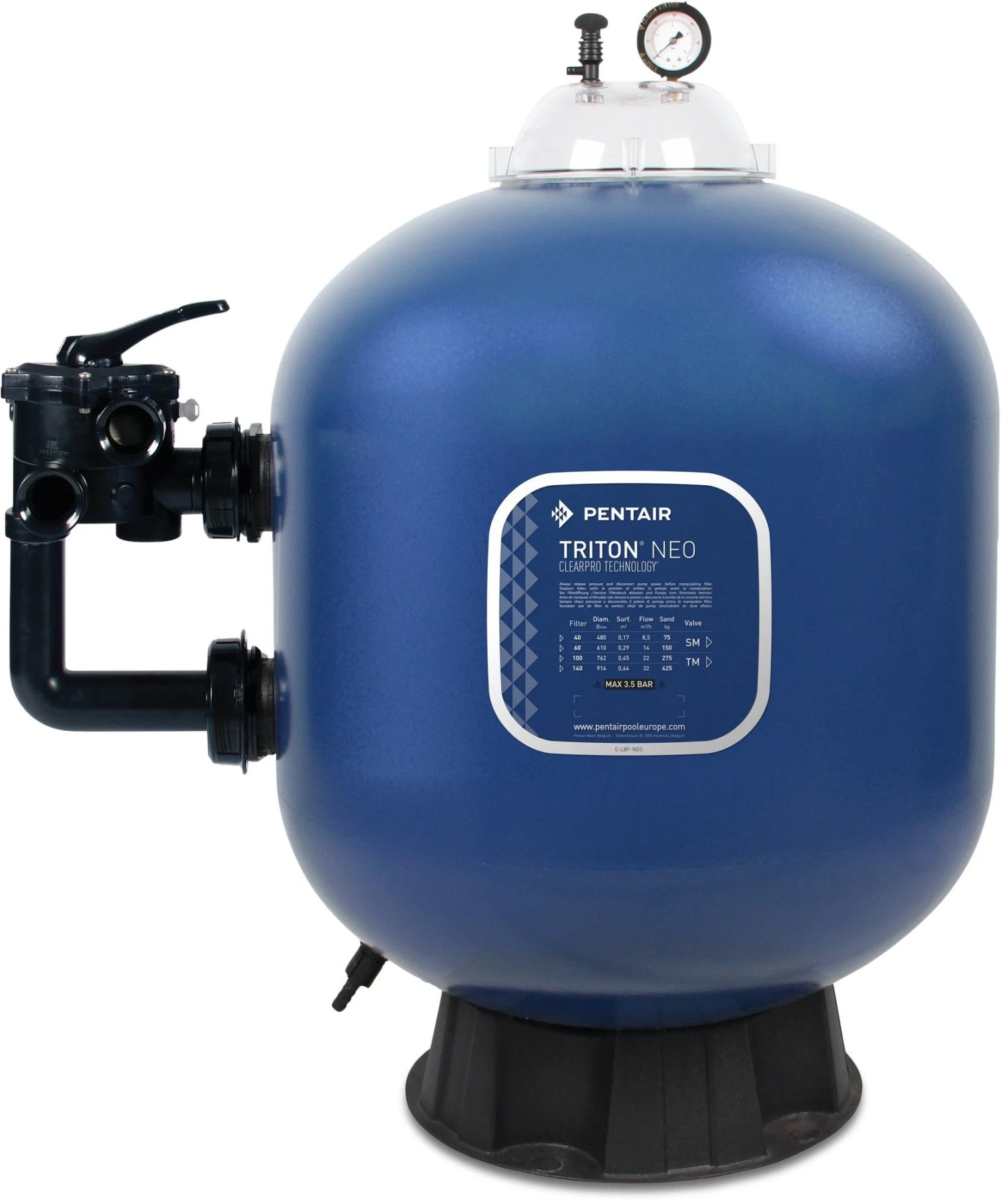 Zandfilter Triton NEO Side 762mm 3 Zandfilter Triton NEO Side 762mm