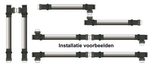 XClear UltraFlex UV-C Unit 75 Watt T5 4 XClear UltraFlex UV-C Unit 75 Watt T5 - Afbeelding 2