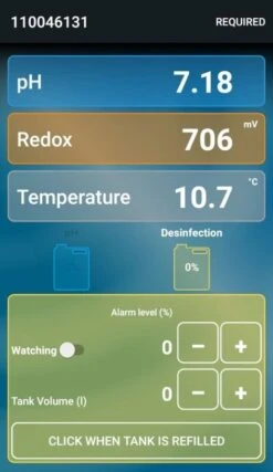 Watersens NET PH/Rx -Zwembadverkoopwinkel watersens app 3